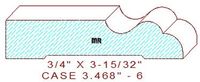 Door/Window Casing 3-15/32" - 6 Door/Window Casing 3-15/32" - 6