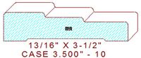 Door/Window Casing 3-1/2" - 10