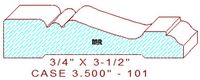 Door/Window Casing 3-1/2" - 101 Door/Window Casing 3-1/2" - 101