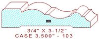 Door/Window Casing 3-1/2" - 103 Door/Window Casing 3-1/2" - 103