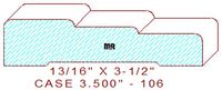Door/Window Casing 3-1/2" - 106 Door/Window Casing 3-1/2" - 106