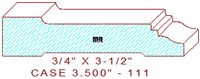 Door/Window Casing 3-1/2" - 111 Door/Window Casing 3-1/2" - 111