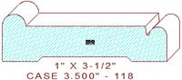 Door/Window Casing 3-1/2" - 118 Door/Window Casing 3-1/2" - 118