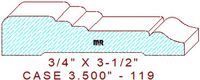Door/Window Casing 3-1/2" - 119 Door/Window Casing 3-1/2" - 119