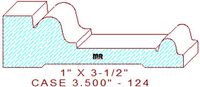 Door/Window Casing 3-1/2" - 124 Door/Window Casing 3-1/2" - 124