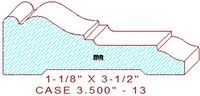 Door/Window Casing 3-1/2" - 13 Door/Window Casing 3-1/2" - 13