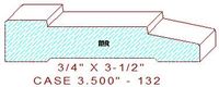 Door/Window Casing 3-1/2" - 132 Door/Window Casing 3-1/2" - 132