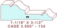 Door/Window Casing 3-1/2" - 134 Door/Window Casing 3-1/2" - 134
