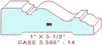 Door/Window Casing 3-1/2" - 14 Door/Window Casing 3-1/2" - 14