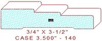 Door/Window Casing 3-1/2" - 140 Door/Window Casing 3-1/2" - 140