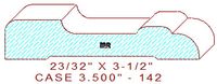 Door/Window Casing 3-1/2" - 142