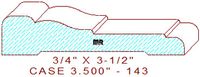 Door/Window Casing 3-1/2" - 143