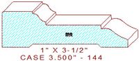 Door/Window Casing 3-1/2" - 144 Door/Window Casing 3-1/2" - 144