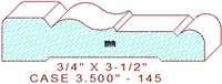 Door/Window Casing 3-1/2" - 145 Door/Window Casing 3-1/2" - 145