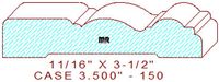 Door/Window Casing 3-1/2" - 150 Door/Window Casing 3-1/2" - 150