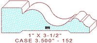 Door/Window Casing 3-1/2" - 152 Door/Window Casing 3-1/2" - 152