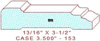 Door/Window Casing 3-1/2" - 153 Door/Window Casing 3-1/2" - 153