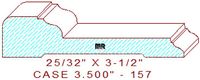 Door/Window Casing 3-1/2" - 157 Door/Window Casing 3-1/2" - 157