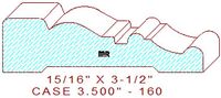 Door/Window Casing 3-1/2" - 160 Door/Window Casing 3-1/2" - 160