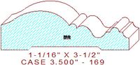 Door/Window Casing 3-1/2" - 169 Door/Window Casing 3-1/2" - 169