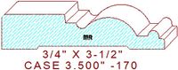 Door/Window Casing 3-1/2" - 170 Door/Window Casing 3-1/2" - 170