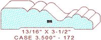 Door/Window Casing 3-1/2" - 172 Door/Window Casing 3-1/2" - 172
