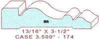 Door/Window Casing 3-1/2" - 174