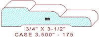 Door/Window Casing 3-1/2" - 175