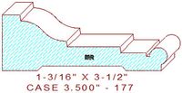 Door/Window Casing 3-1/2" - 177 Door/Window Casing 3-1/2" - 177