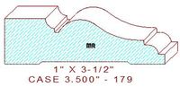 Door/Window Casing 3-1/2" - 179 Door/Window Casing 3-1/2" - 179