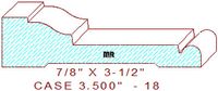 Door/Window Casing 3-1/2" - 18 Door/Window Casing 3-1/2" - 18