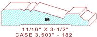 Door/Window Casing 3-1/2" - 182