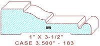 Door/Window Casing 3-1/2" - 183 Door/Window Casing 3-1/2" - 183