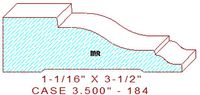 Door/Window Casing 3-1/2" - 184 Door/Window Casing 3-1/2" - 184