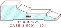 Door/Window Casing 3-1/2" - 191 Door/Window Casing 3-1/2" - 191