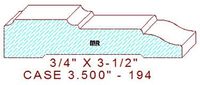 Door/Window Casing 3-1/2" - 194 Door/Window Casing 3-1/2" - 194