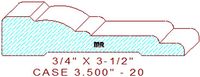 Door/Window Casing 3-1/2" - 20 Door/Window Casing 3-1/2" - 20