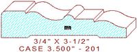 Door/Window Casing 3-1/2" - 201