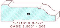 Door/Window Casing 3-1/2" - 208