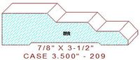 Door/Window Casing 3-1/2" - 209 Door/Window Casing 3-1/2" - 209