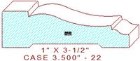 Door/Window Casing 3-1/2" - 22 Door/Window Casing 3-1/2" - 22