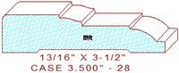 Door/Window Casing 3-1/2" - 28 Door/Window Casing 3-1/2" - 28