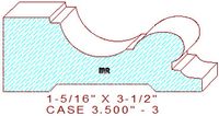 Door/Window Casing 3-1/2" - 3 Door/Window Casing 3-1/2" - 3