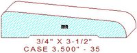 Door/Window Casing 3-1/2" - 35 Door/Window Casing 3-1/2" - 35