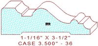 Door/Window Casing 3-1/2" - 36 Door/Window Casing 3-1/2" - 36