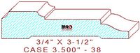 Door/Window Casing 3-1/2" - 38 Door/Window Casing 3-1/2" - 38