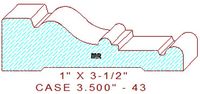 Door/Window Casing 3-1/2" - 43 Door/Window Casing 3-1/2" - 43