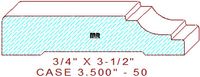 Door/Window Casing 3-1/2" - 50 Door/Window Casing 3-1/2" - 50