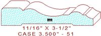Door/Window Casing 3-1/2" - 51