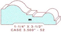 Door/Window Casing 3-1/2" - 52 Door/Window Casing 3-1/2" - 52